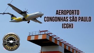 Aeroporto de Congonhas São Paulo CGH Pousos na Cabeceira [upl. by Publia795]