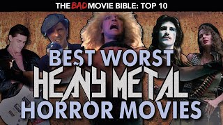 A ReUploaded Top 10 Best Worst Heavy Metal Horror Movies [upl. by Schaper28]