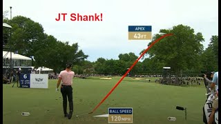 JTs Brutal Shank  2022 PGA Championship 😬 [upl. by Lessur871]