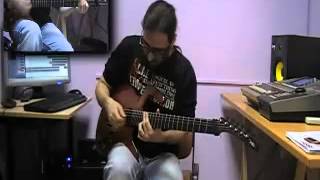 improvised guitar solo in G major key correct audio [upl. by Filemon873]