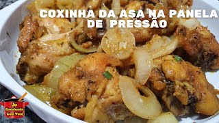 Coxinha da asa na panela de pressãoju cozinhando com voce [upl. by Airtap]