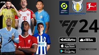 SAIU FIFA 14 MOD 24 EUROPEU COM GRÁFICOS HD ANDROID OFFLINE DOWNLOAD MEDIAFIRE NEW UPDATE NOVAS FACE [upl. by Alethia221]