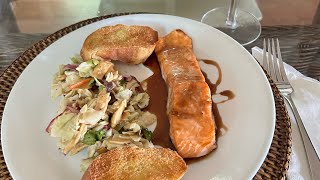 Balsamic Glazed Salmon with Asian Slaw amp Garlic Bread 25 minutes [upl. by Volney]