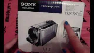 Sony Handycam DCRSX33 Camcorder Unboxing [upl. by Frasquito266]