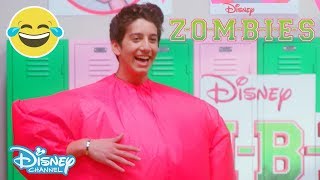 ZOMBIES  Air Suit Dance Off Challenge 💃  Official Disney Channel UK [upl. by Mercy]