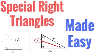 Special Right Triangles made easy [upl. by Rainger925]