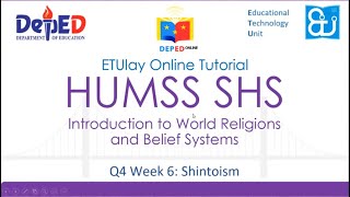 Shintoism  Introduction to World Religions and Belief Systems  Quarter 4 Week 6 [upl. by Tomchay]