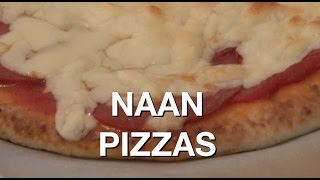 How to recipe Quick naan pizzas [upl. by Reisch]