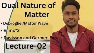 DeBroglie Matter Wave  Dual Nature of Electron Energy Mass Equivalence  Class 12th JEE [upl. by Lanza]