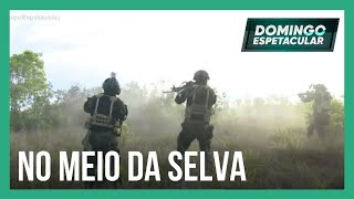 Veja como é um treinamento das Forças Armadas no coração da Amazônia [upl. by Dania]