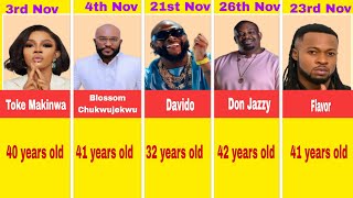 Famous Nigerian Celebrities who have November birthdays [upl. by Ymrej]