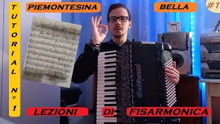 Lezioni di Fisarmonica  Piemontesina Bella TUTORIAL  Manuel Burroni [upl. by Cofsky]