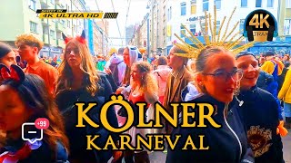 Cologne Carnival 1111  2023 Complete Tour of Kölner Karneval 🎉🇩🇪  4K Experience [upl. by Retloc659]