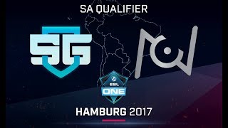 Dota 2  SK esports vs Team Unknown Game 2  Ro12  SA Qualifier  ESL One Hamburg 2017 [upl. by Refeinnej]