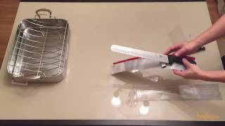 Victorinox Fibrox Pro 12Inch Granton Edge Slicing Knife Unboxing [upl. by Artemla215]