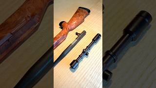 Artisan makes miniature in Amboyna Burl with ebony and gold craftsmanship boltactionrifle [upl. by Euseibbob]