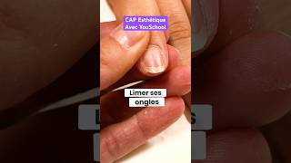 La vraie technique pour limer les ongles [upl. by Conger]