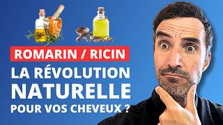 Huile Ricin et Romarin  Remèdes efficaces contre la calvitie [upl. by Siramaj938]