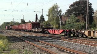 Br 155 durchfährt Langwedel mit einem Gemischten Güterzug [upl. by Twum226]