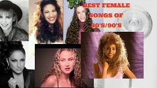 Best Female Songs 80s90s with Lyrics [upl. by Lyndsey]