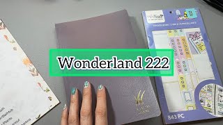 ✨Plan With Me✨ Wonderland 222 Undated [upl. by Tinor]