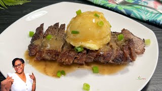 Air Fryer Steak Juicy amp Tender Every Time No Fail  A Quick amp Easy Mashed Potato amp Gravy Recipe [upl. by Ameerahs223]