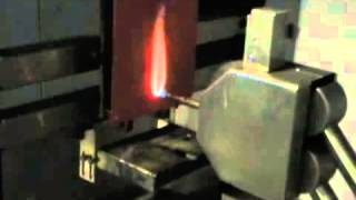 The James Heal Flammability Tester FlexiBurn in Operation [upl. by Yahsan]