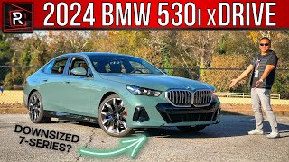 The 2024 BMW 530i xDrive Is A Well Executed Turbo Hybrid Sport Luxury Sedan [upl. by Ekyt520]