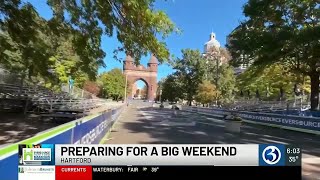 VIDEO Eversource Hartford Marathon set for Saturday [upl. by Tomaso]