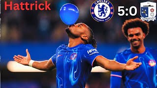 NUKUKU HATTRICK Goal  Chelsea vs Barrow 50 Extended Highlight and goal 2024  Carabao Cup 2024 [upl. by Adnical]