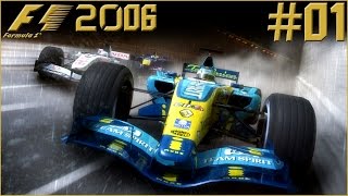 F1 2006 KARRIERE 1 Testfahrten amp das erste Rennen [upl. by Baryram]