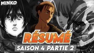 RÉSUMÉ  LATTAQUE DES TITANS  SAISON 4  PARTIE 2 ⚡️ [upl. by Hesper]