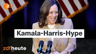 Kamala Harris Die TrumpRivalin holt auf  auslandsjournal [upl. by Asiulairam]