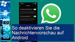 Nachrichtenvorschau auf Android deaktivieren So gehts Schritt für Schritt [upl. by Lefton]