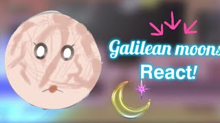 Galilean moons react🌙GCShort [upl. by Welby]