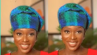 How to tie Gele step by step  Cap Gele  Joy Matte geletutorial capgele [upl. by Falconer]