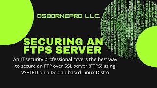 Securing FTP over SSL VSFTPD Linux [upl. by Akiret718]