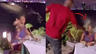 Woman Throws Drink At Man And Instantly REGRETS It [upl. by Kinnon803]