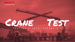 Testing a Fassi Crane [upl. by William283]