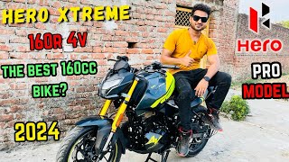 New 2024 Hero Xtreme 160R 4V Pro On Road Price Update Features amp mileage Detailed Review ￼ [upl. by Curren]