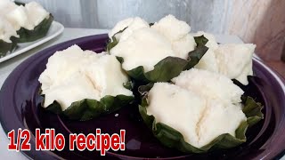 STEAMED RICE BIBINGKA No yeast No egg Using Rice Flour Simple and Easy Recipe [upl. by Htebirol823]