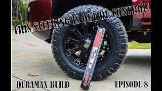 RANCHO STEERING STABILIZER PART 1 DURAMAX BUILD EPS6 [upl. by Ruffo]