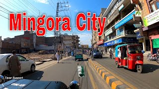 Pakistan Travel Mingora City Road Trip [upl. by Gombach]