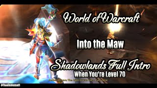 World of Warcraft SHADOWLANDS Into the Maw FULL Opener to Shadowlands at Level 70 Alliance POV [upl. by Marvin284]