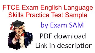 FTCE Exam English Language Skills Practice Test for Florida Teacher Certification General Knowledge [upl. by Arlin110]