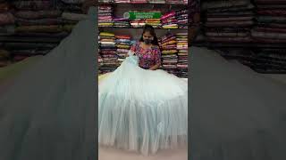 Latest Customized longfrocks dresses halfsarees onlineshopping budgetwear indianattire ￼ [upl. by Enitsirk]