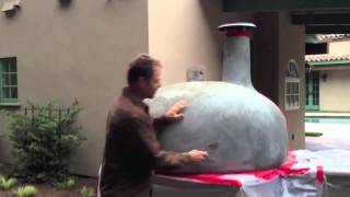 How to stucco a pizza oven [upl. by Vladimir]