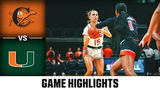 Campbell vs Miami Game Highlights  202425 ACC Womens Basketball [upl. by Graf]