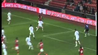 GOAL Saints 11 Arsenal Gervinho [upl. by Silletram]