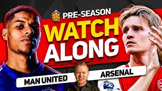 MANCHESTER UNITED vs ARSENAL Live With MARK GOLDBRIDGE [upl. by Elamrej]